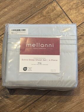 King Extra Deep Sheet Set - Spa Mint 4 Piece NWT